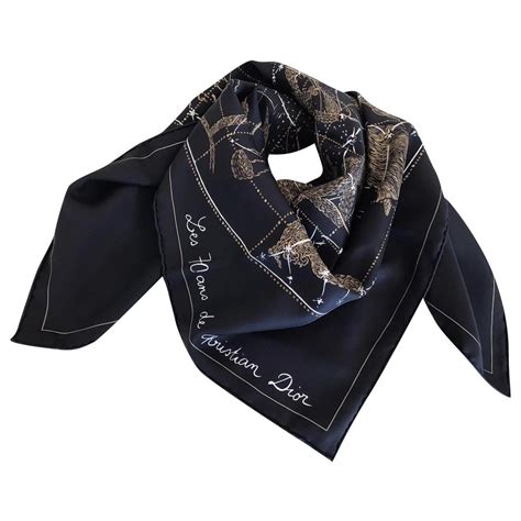 dior black scarf|christian Dior scarves for sale.